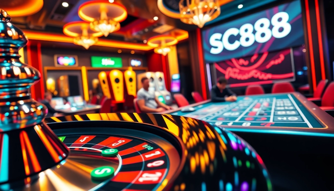 Win big at the SC88 casino with a thrilling roulette wheel and vibrant poker action.
